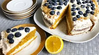 Carrot Cake with Unusual Cream / A delicate, not overly sweet homemade cake / Carrot Cake