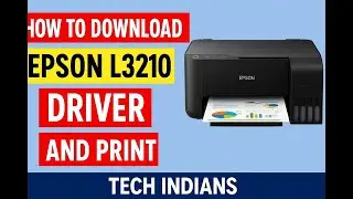 How to download Epson L3210 Driver and print full video