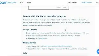 Zoom launcher plugin issues   how to solve?
