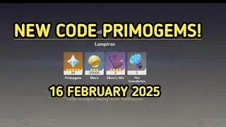 NEW Redeem Code 30 Primogems Genshin Impact 5.4, 17 February 2025