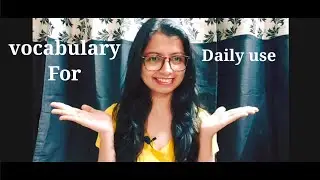 Daily use vocabulary words with Hindi meaning.