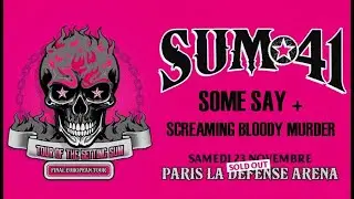 SUM 41 I Some say + Screaming bloody murder Live@ Paris La Defense Arena 23.11.2024