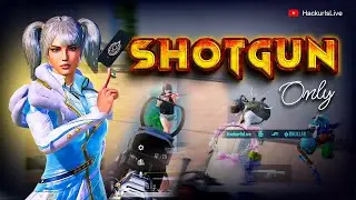 Shotgun Frags Only Challenge on iQOO Neo 9 Pro | Insane BGMI Gameplay! With HackurIsLive #shotgun