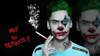 [ Photoshop Tutorial ] JOKER FACE PHOTO EDIT - EASY By || Brightness40 Photography ||
