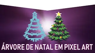 Árvore de Natal ANIMADA em PIXEL ART