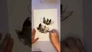 Mixed Media Painting Demonstration Painting 45 out of my 100 Paintings Project. #mixedmedia