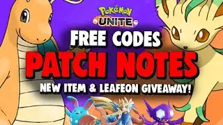 FREE CODES! BIG BUFFS & NERFS Patch Notes, New Item & Leafeon Giveaway!