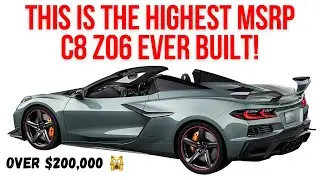 The MOST EXPENSIVE C8 Corvette Z06 ever built!