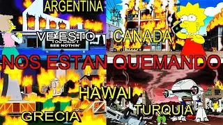 Los Simpson Nos Estan Quemando El Mundo Arde Plan o Prediccion