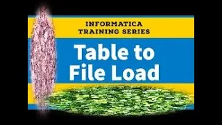 Excercise 1. Table To Flat File Informatica