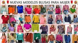 100 MELHORES BLUSAS NUEVAS MODELOS PARA  MODA 2024 / BLUSAS BONITAS MODELOS CASUALES 24/25