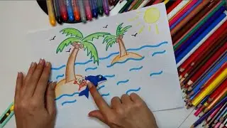 Урок №5. Создание фона в рисованной технике.