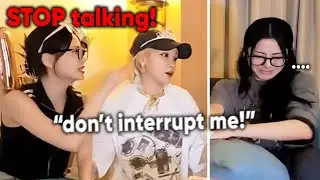 Eunchae & Chaewon scolded Yunjin during live because of talking too much