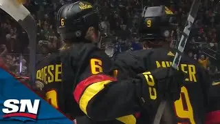 J.T Miller And Elias Lindholm Score Back-To-Back To Give Canucks Hot Start vs. Red Wings