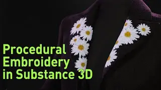 Procedural Embroidery Tool | Substance Designer and Substance Painter
