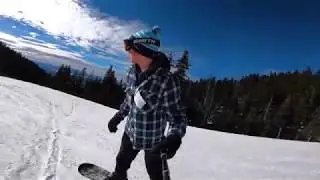 Final Run of The Day at Snowbowl | Snowboarding AZ