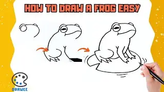 How to draw a Frog easy