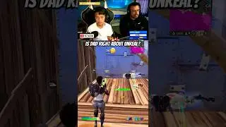 Is dad right about unreal? 🤔 #fortnite #romike2013