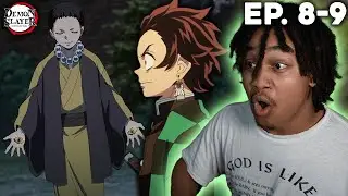 The Arrow Demon Is Sick! | Demon Slayer Reaction 1x8, 1x9