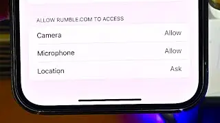 ANY iPhone How To Activate Camera on Safari Websites!