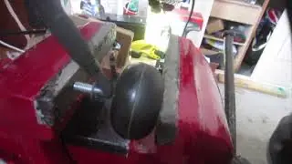 fix broken router handle with no glue (plastic welding)