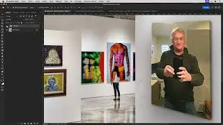 Votre selfie en tableau sur un mur d'expo avec Photoshop