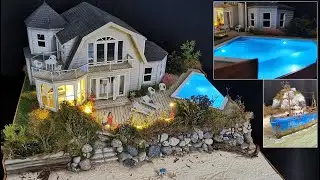 Beautiful Beach House Modelling Diorama Apocalypse Ghost Ship  scale 