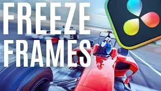 How to FREEZE Video Frames in Davinci Resolve in SECONDS!