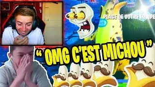 Je M'INCRUSTE avec MICHOU dans une PARTIE PERSONNALISEE sur FORTNITE