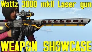 Fallout 4: Wattz 3000 mkII Laser gun - Weapon Mod Showcase
