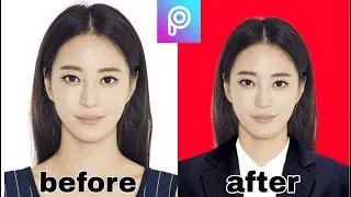 Cara Mengganti background foto / pas foto menggunakan aplikasi picsart