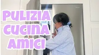 pulizia cucina e amici