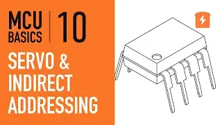 Servo motor, indirect addressing, and electronic lock - Part 10 Microcontroller Basics (PIC10F200)