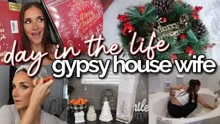 CHRISTMAS DECOR + HAUL, CLEANING MOTIVATION & GROCERIES | GYPSY WIFE LIFE