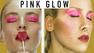 Pink Glow - Wet Eyeshadow Look