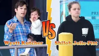 Shiloh Jolie-Pitt VS Wyatt Kutcher (Mila Kunis's Daughter) Transformation ★ From 00 To 2023