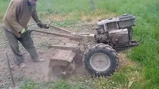 Слава рятує город від лободи.Мотоблок з фрезою.Будні села.