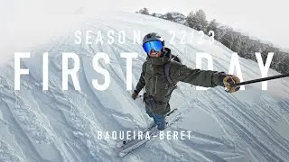 Skiing on Opening Day Baqueira 26th November 2022 - GoPro Hero 11 Pyrenees