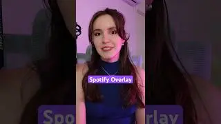 Spotify Overlay for your Livestream #streamingtips #twitch #spotify #streamingsetup #streamingguide
