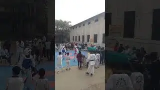 taekwondo fighting mirzapur Rajkiya vidyalaya #ytshort #youtube #youtubeshorts
