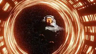 An Audio Visual Space Experience made in Blender 3D