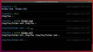 How to use the directory stack in Linux