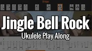 Jingle Bell Rock - Ukulele Play Along - Fingerpicking Tutorial