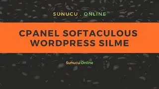 Cpanel - Softaculous Wordpress Silme