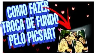 COMO MUDAR O FUNDO DA FOTO PELO PICSART  #MUDARFUNDODAFOTO #PICSART  #comomudarfundodafoto