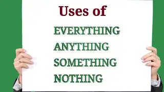 Something/ Everything / Nothing / Anything/