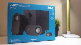 Logitech Z407 Speakers Unboxing and Setup!!