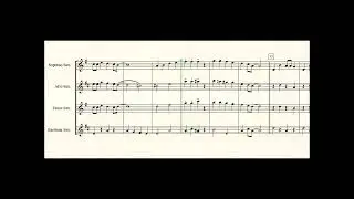 Here Comes Santa Claus for Saxophone quartet.
