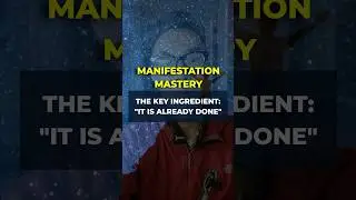 Manifest your reality with key ingredient #manifestationmastery #mindsettransformation