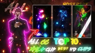 Top 10 Best Clip + Xml + CC pack 🤯 ‼️New Trending Clips ‼️ Free Fire Clip Pack ✨‼️ Quality HD Clips